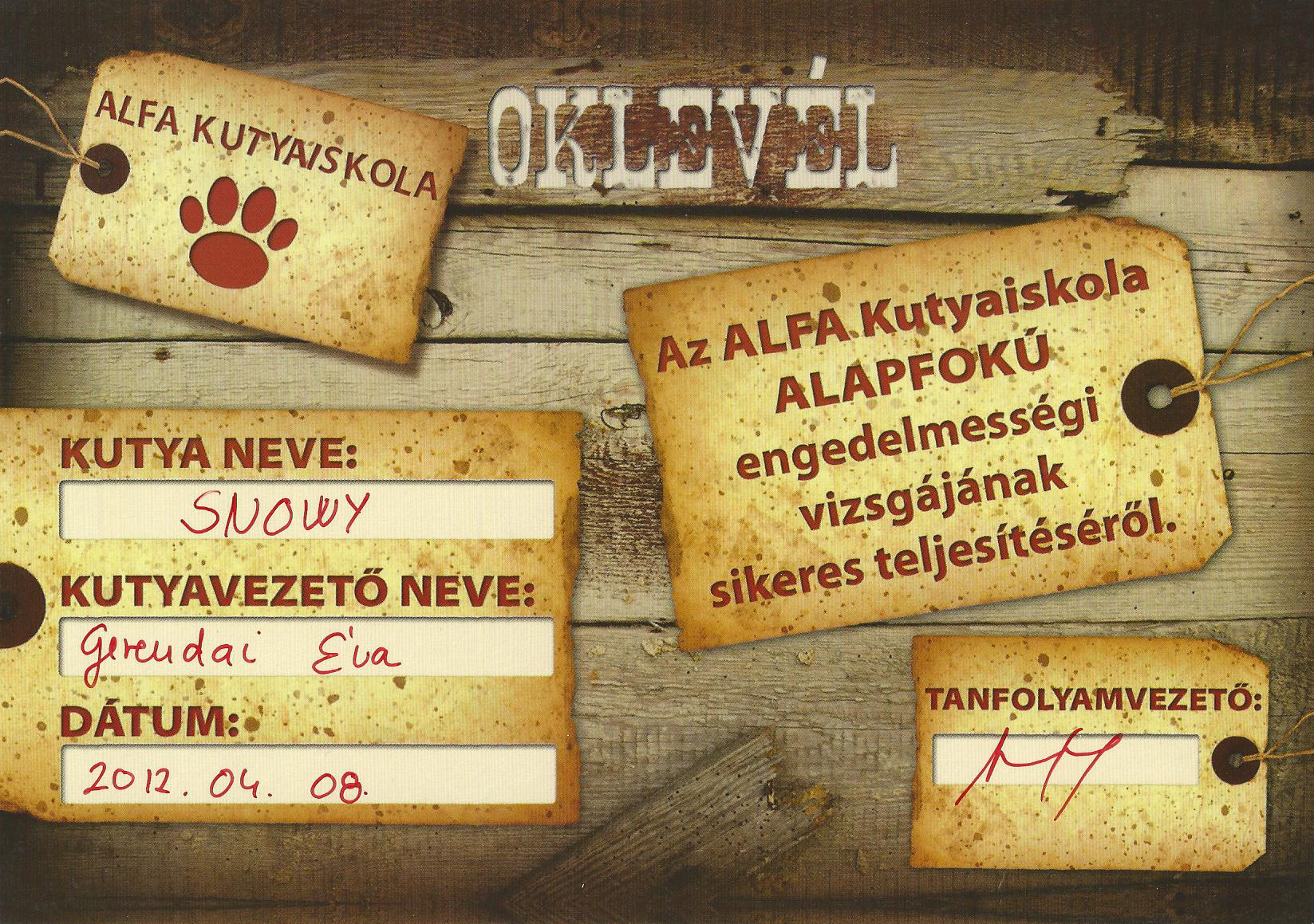 Felhasználói képek / Snowy_Oklevel_nagy.jpg Felhasználói képek / Snowy_Oklevel_nagy.jpg
